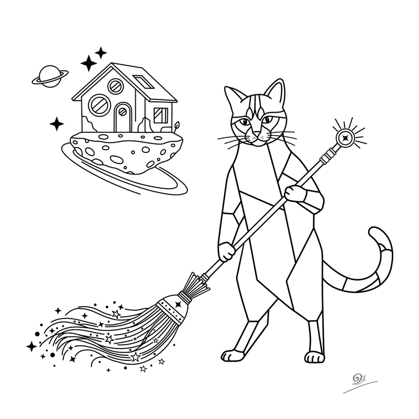 Cosmo Stardust Cat