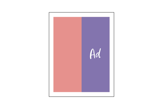 Half Page Vertical Print Ad