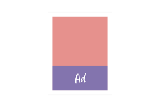 One-Third Page Print Ad