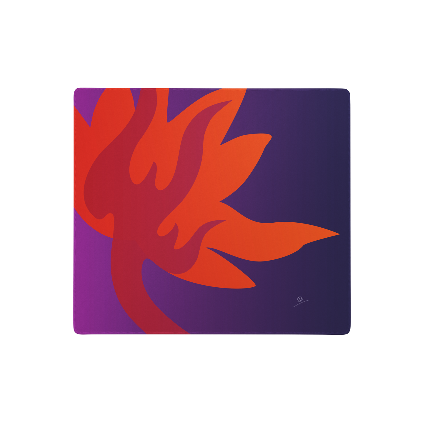 Flaming Lotus Gaming Mouse Pad