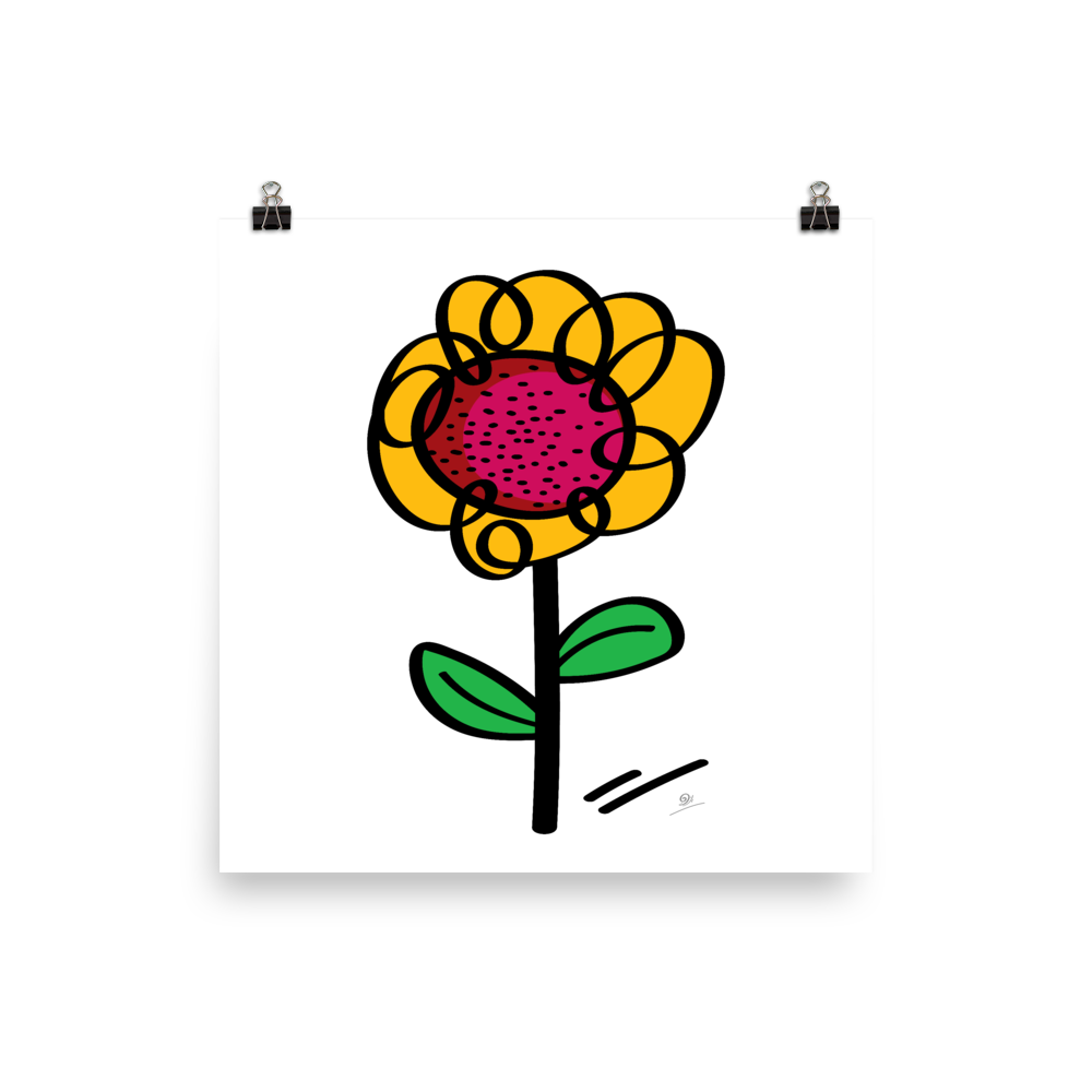 Infinite Sunflower Poster